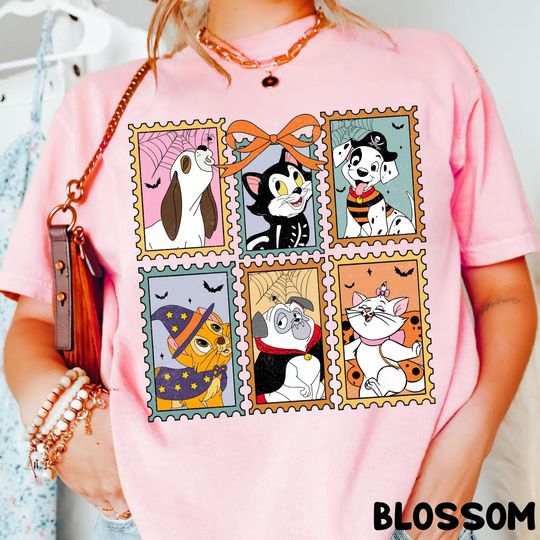 Discover Vintage Disney Pets Halloween Coquette Bow T-shirt, Cute Dog And Cat Costume Tee
