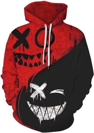 Discover Basoteeuo Men's 3D Graphic Hoodie Pullover