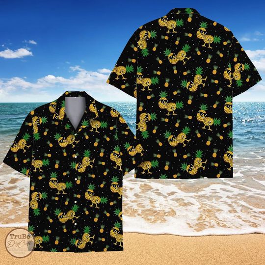 Discover Funny Pineapple Hawaiian Shirt, Meme Aloha Shirt, Summerween Outfit