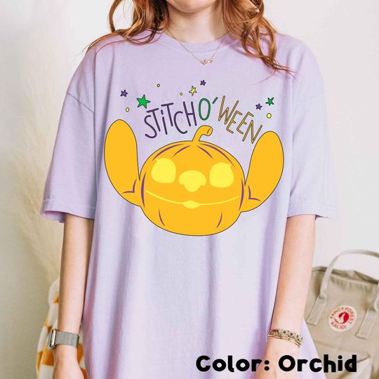 Discover Cute Stitch Jack O Lantern Stitcho' Ween Shirt, Stitch Halloween Pumpkin Tee