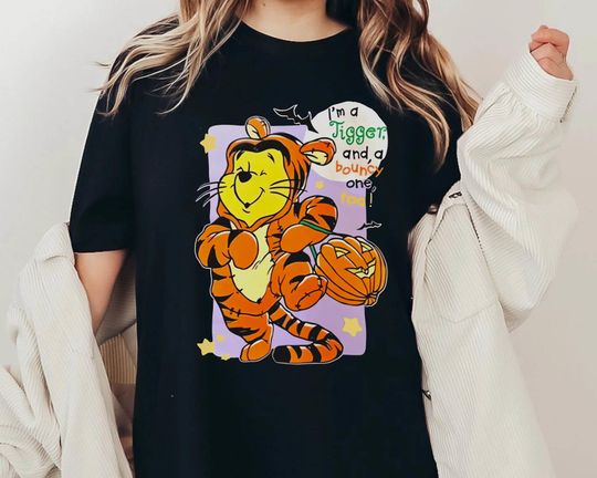 Discover Pooh Bear Costume Tigger Shirt, Winnie The Pooh Disney Fall T-shirt