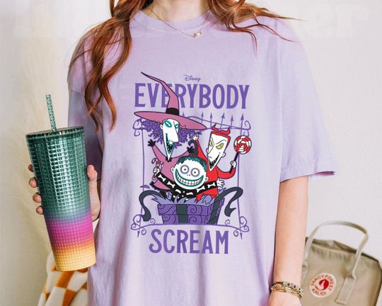 Lock Shock Barrel Everybody Scream Shirt, Nightmare Before Christmas