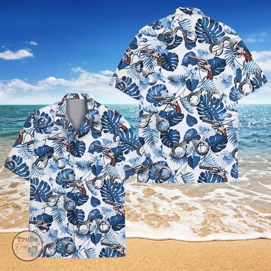 Discover Tropical Police Hawaii Shirt, Holiday Vacation Outfit, Police Lovers Shirt