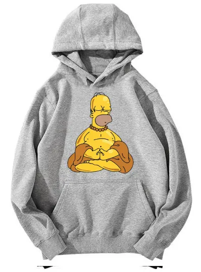 The Simpsons Meditating Homer Hoodie