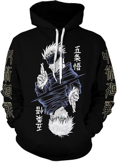 Gojo Satoru 3D Hoodie Costume Cosplay