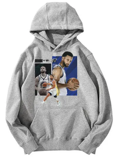 Stephen Curry “STEPH” Warriors Hoodie - Collage Design Unisex Hooded Sweatshirt