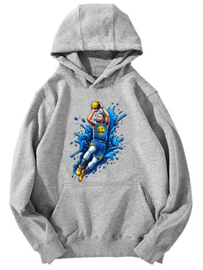 Stephen Curry Splash Warriors Hoodie - Design Unisex Hooded Sweatshirt