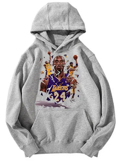Discover Kobe Collage Lakers Hoodie - Career Tribute Design Unisex Hooded Sweatshirt