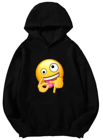 Discover Meme “67” Emoji Hoodie - Hilarious Internet Meme Design Unisex Hooded Sweatshirt