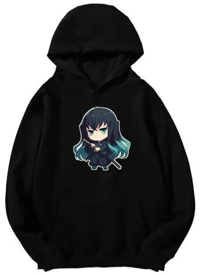 Discover demon Chibi Character Hoodie - Cute Anime Design Unisex Hooded Sweatshirt