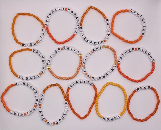 Discover Life of a Showgirl Bracelets! Showgirl Album bracelets! Taylor Friendship Bracelets! Homemade!