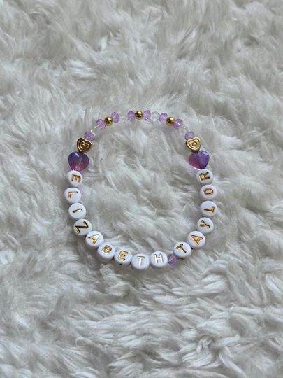 Discover Elizabeth Taylor - Taylorr Swifts The Life of a Showgirl Inspired Friendship Bracelet