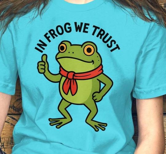 Discover Portland Frog T-Shirt: Funny Meme Protest Design