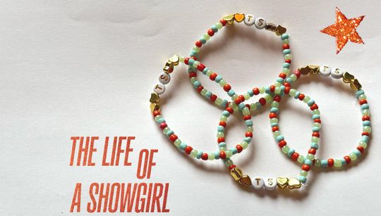 Discover Taylorr Swifts The Life Of A Showgirl inspired beaded bracelet | Taylorr Swifts | tloasg | showgirl | merch | friendship bracelet | eras | ts