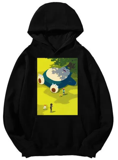 Discover Sn Lax & Trainers Poket mons Hoodie - Scenic Anime Design Unisex Hooded Sweatshirt