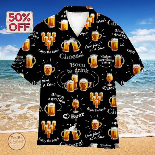 Discover Aloha Beer Day Hawaiian Shirt: Summer Beach Button Down