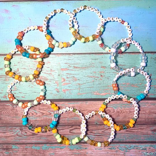 Discover 12 Showgirl Album ALL SONGS Friendship Bracelets Set of 12 Handmade