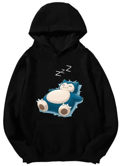 Discover Sn Lax Sleeping Poket mons Hoodie - Cute Sleepy Design Unisex Hooded Sweatshirt