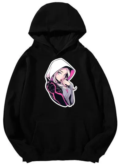Spider - Gwen Graphic Hoodie - Style Design Unisex Hooded Sweatshirt