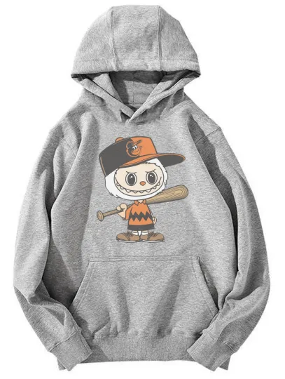 Discover Cartoon Baseball Character Hoodie
