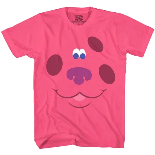 Discover Blue's Clues Magenta Face T-Shirt