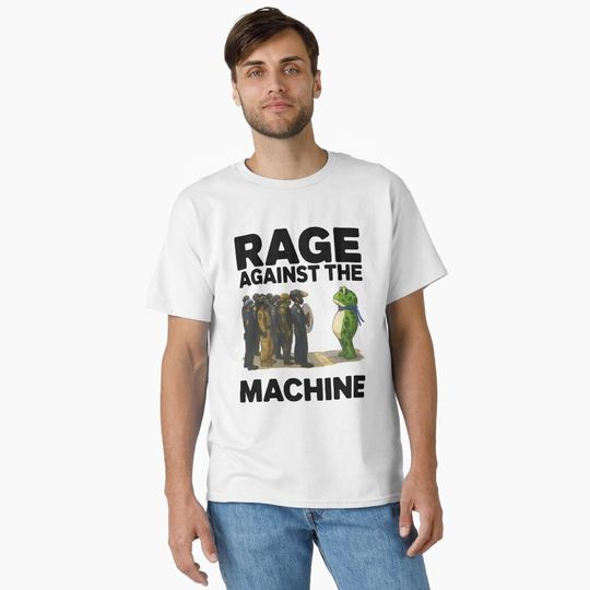Discover Portland Frog Protest Rage Against  Classic T-Shirt