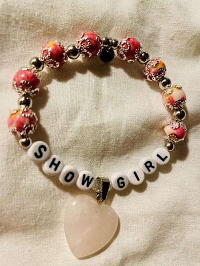 Discover Taylorr Swifts inspired bracelet with theme The Life of a Showgirl.