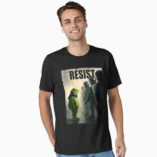 Discover Portland Frog Protest Shirt Funny Portland Frog Protest Essential T-Shirt