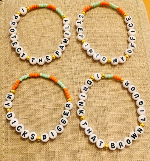 Discover Father Figure Lyrics - Life of a Showgirl Friendship Bracelets (Multiple Sizes)