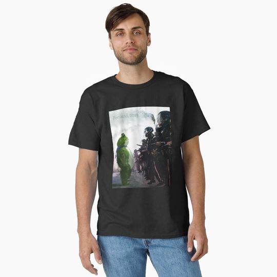Discover Portland Frog Protest Classic T-Shirt