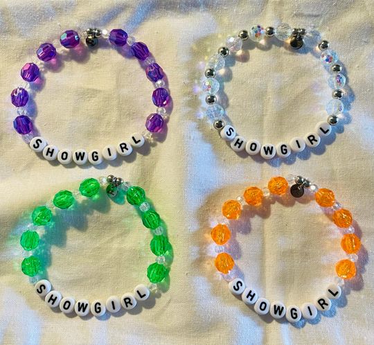 Discover Taylorr Swifts inspired, The Lift of a Showgirl bracelets.