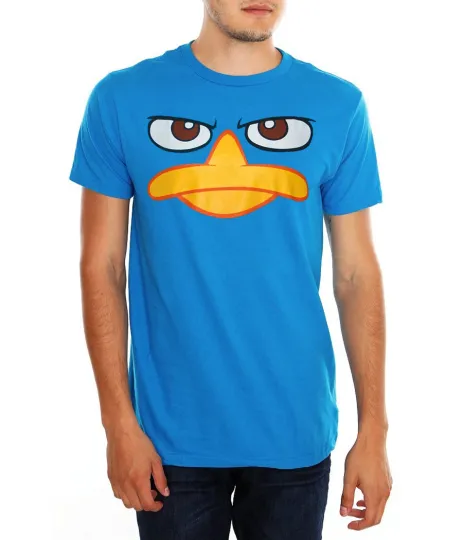 Perry the Platypus Face Adult T-Shirt