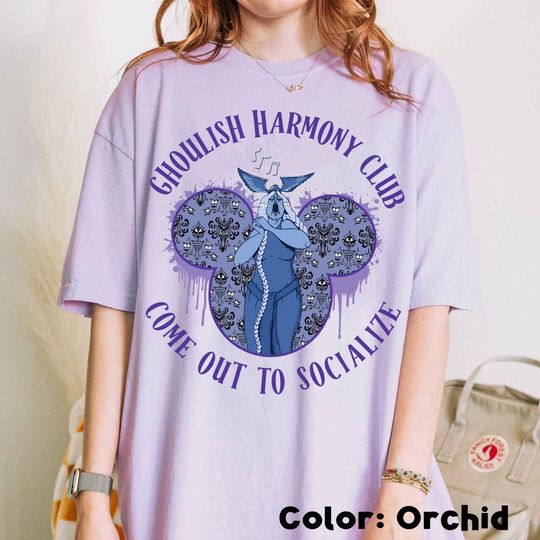 Discover Haunted Mansion Opera Singers Ghoulish Harmony Club Come Out To Socialize T-Shirt