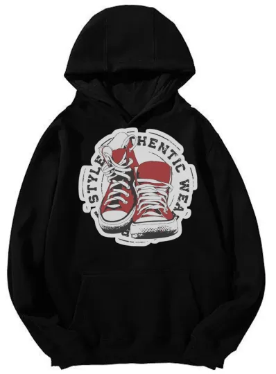 Discover "Style Authentic Wear" Sneakers Graphic Hoodie