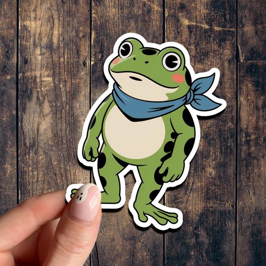 Discover Portland Frog Protest Sticker, Funny Activist Frog Magnet, Anti ICE Meme Sticker, Pro Immigrant Decal, Resistance Car Sticker