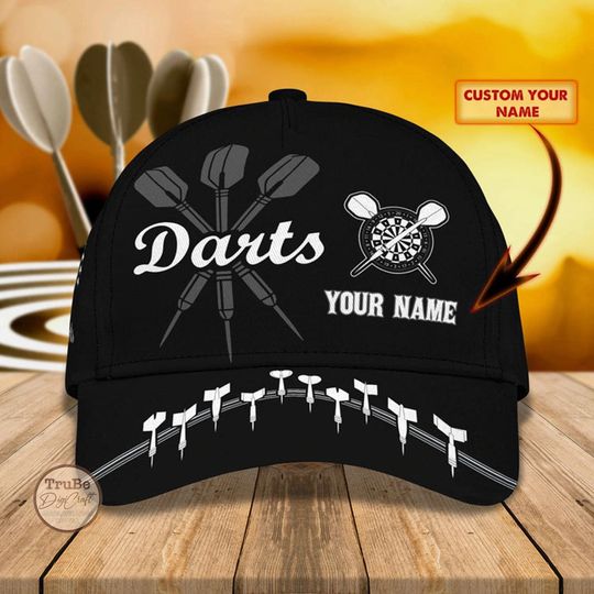 Discover Personalized Dart Baseball Hat: Custom Name Cap for Dart Lovers