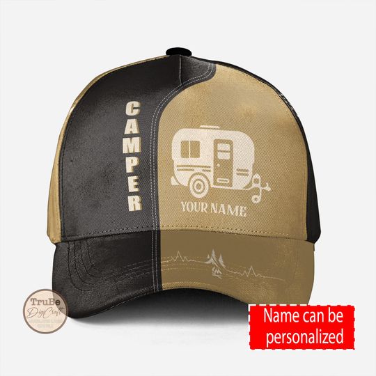 Discover Personalized Camper Baseball Cap: Adventure Camping Gift