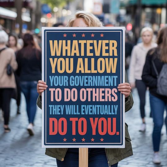 Discover Abolish ICE No One Is Illegal Protest Sign, No Kings In USA, Anti-Trump Resistance Political