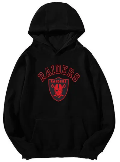 Raiders Logo Hoodie - football Team Pride Design Unisex Hoodie