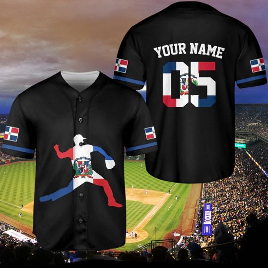 Dominican Republic Baseball Jersey