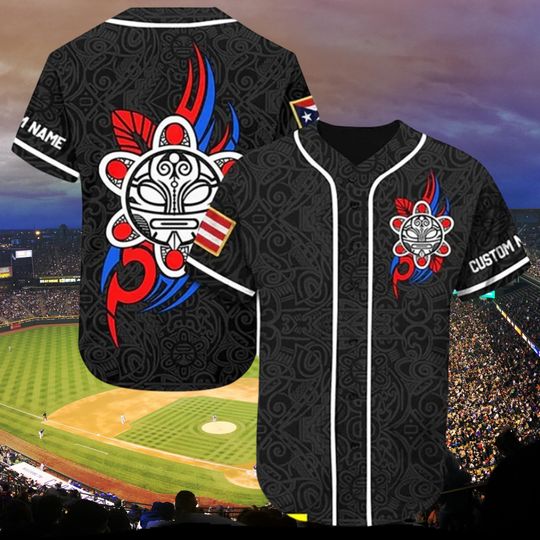 Puerto Rico Taino Baseball Jersey