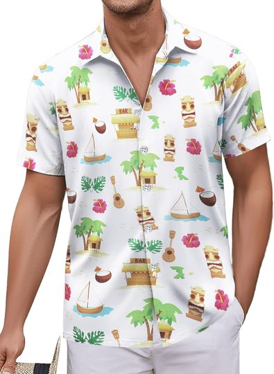 Discover Men's Hawaiian Shirt