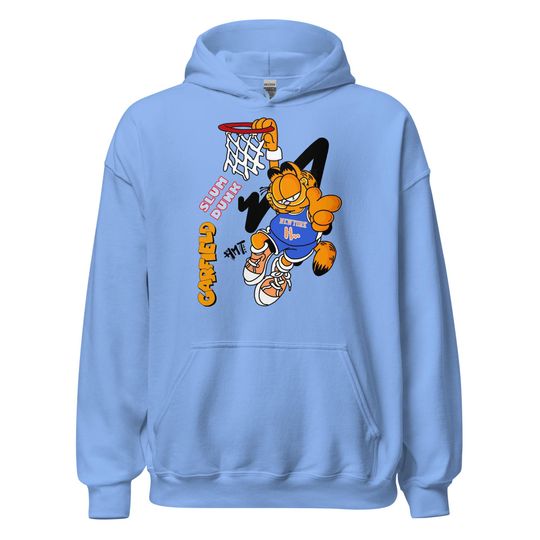 Garfield Slam Dunk,Cat,Basketball,Unisex Hoodie