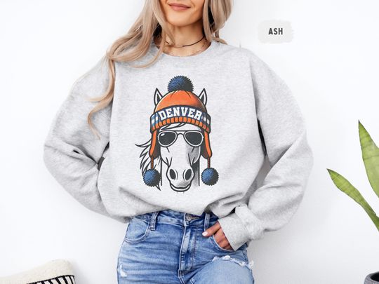 Vintage Denver Football Sweatshirt, Retro Classic Team Spirit Jumper