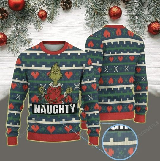 funny character Ugly Christmas Sweater