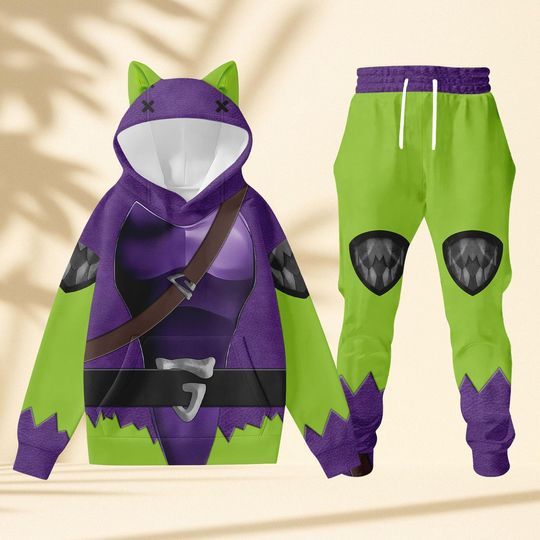 Green Goblin Ears Costume Hoodie Jogger, Spider Man Green Goblin Costume Shirt, Goblin Cosplay Costume, Christmas Costume Gifts
