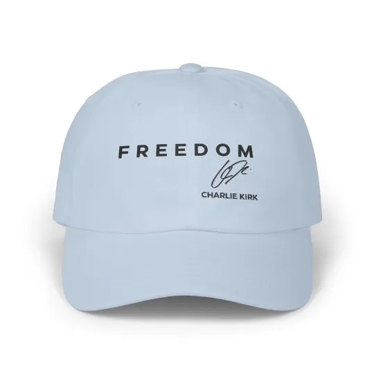 Charlie Kirk Freedom USA Embroidered Baseball Cap