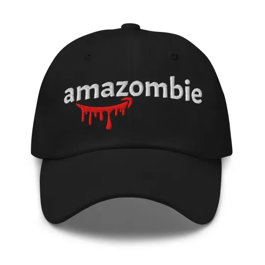 Discover Amazombie Embroidered Dad Hat, Baseball Cap for Men and Women