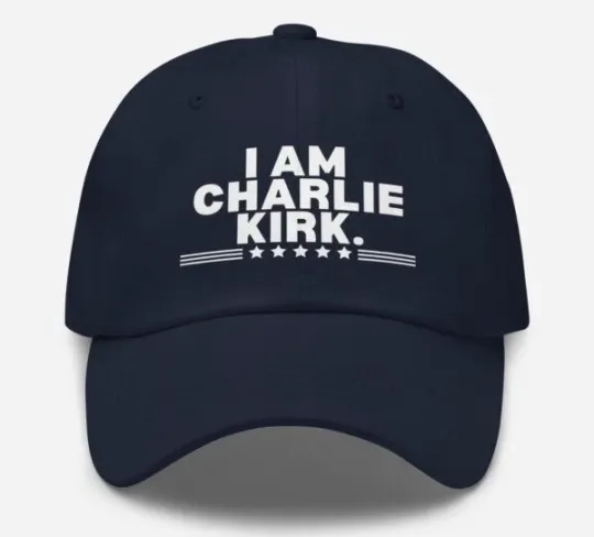 Discover I Am Charlie Kirk Patriotic Baseball Cap