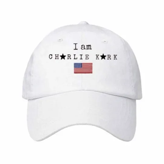Unisex I Am Charlie Kirk Printed Baseball Cap
